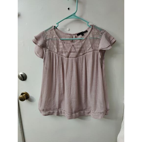 Harve Bernard Pink Blouse L Angelcore Balletcore Coquette Girl Classic Preppy - Picture 1 of 9